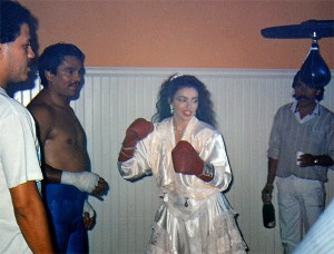 Vanina Aronica & Roberto Duran - Shooting of PorQue's video - Los Angeles