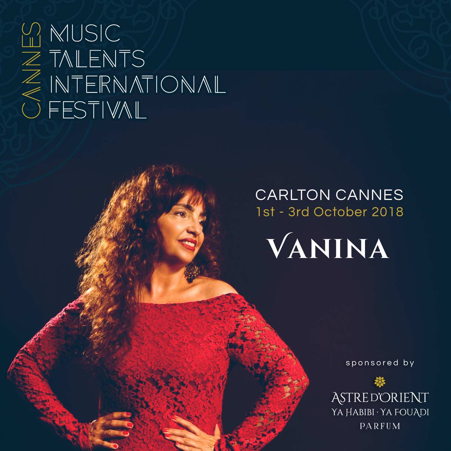 Photo Vanina Music Talents International Festival Cannes 2018