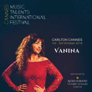 Vanina Music Talents International Festival à Cannes 2018